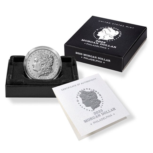 2023 Morgan Dollar Silver Coin with Box & CoA | GoldSilver360