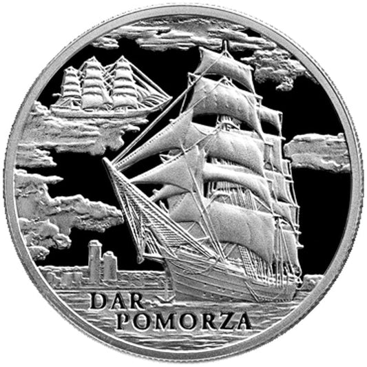 2009 Belarus The Dar Pomorza Ships Hologramm Silver Coin | GoldSilver360