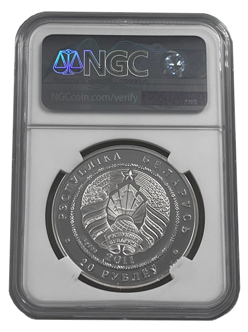 2011 Belarus Hedgehog NGC PF70 Silver Coin | GoldSilver360