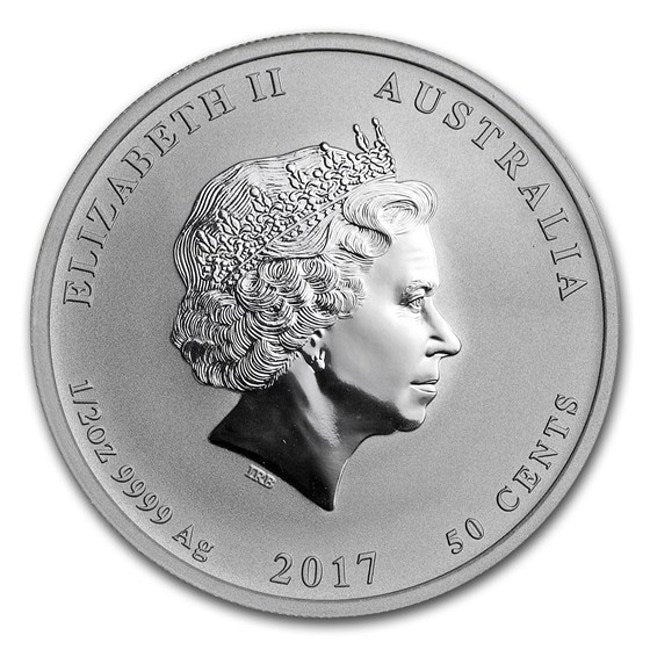 2017 Australia 1/2 oz Silver Lunar Year of the Rooster BU (Colorized) Series II | GoldSilver360