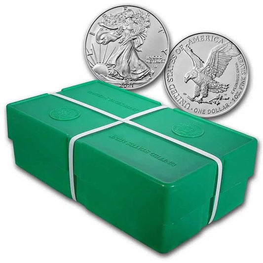 2023 American Silver Eagles 1 oz Sealed Monster Box (BU - 500) | GoldSilver360