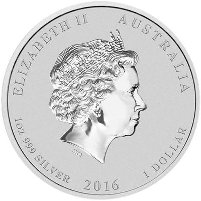 2016 Colorized Australia Year of the Monkey 1 oz Silver BU (Series II) | GoldSilver360